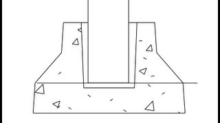 видео Фундаменты стаканного типа для колонн 300х300
