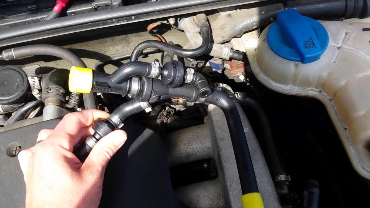 2004 audi a4 vacuum check valve assembly youtube