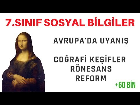 7.SINIF - AVRUPA'DA UYANIŞ (COĞRAFİ KEŞİFLER-RÖNESANS-REFORM)