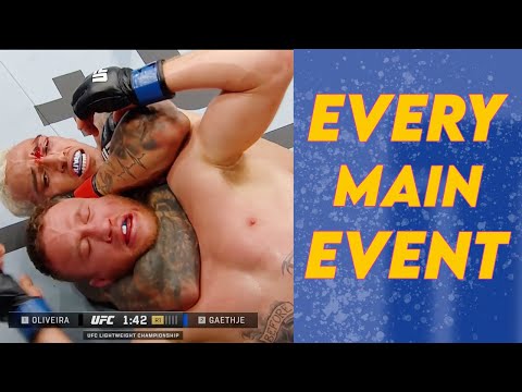 All 42 UFC Main Event Endings in 2022!