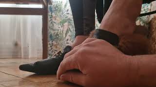 Trample hand flats shoe 