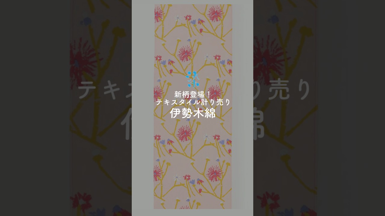 染めおり_新柄登場！ テキスタイル計り売り 伊勢木綿手ぬぐい_2026/03/02