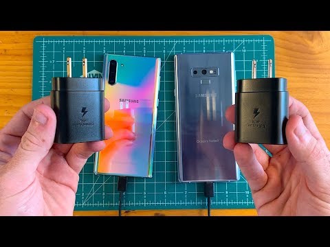 Note 10 vs Note 9 + Samsung 25W Charging Test: Is It Any Faster?