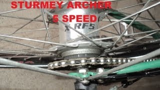 Sturmey Archer 5 speed. How it works
