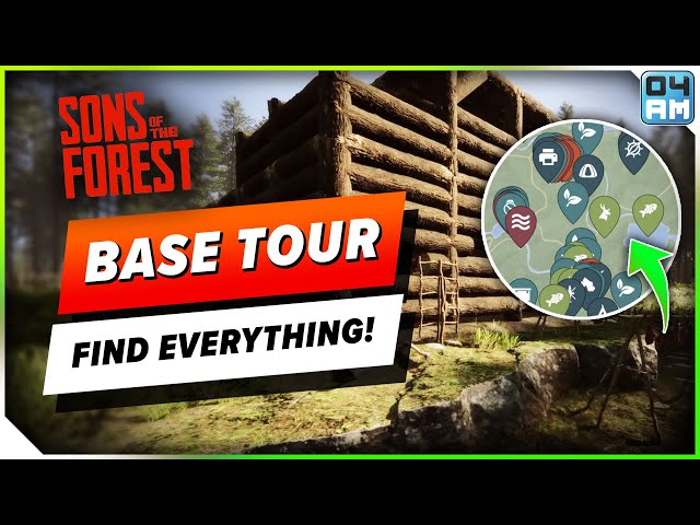 Top 6 Best Base Locations In Sons Of The Forest (Under 8 Minutes!) 