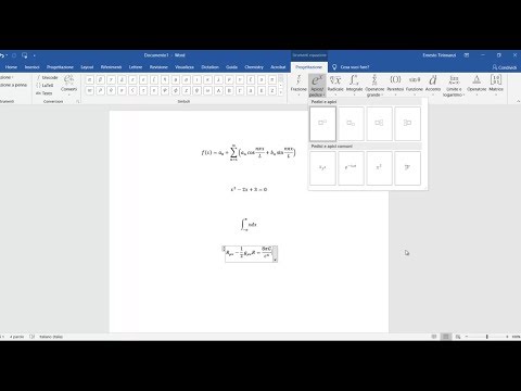 Video: Come Inserire Formule In Word