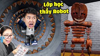 bqThanh và Ốc Trốn Khỏi Lớp Thấy Giáo ROBOT Ác Quỷ Trong Roblox  Mr Nightmare's School