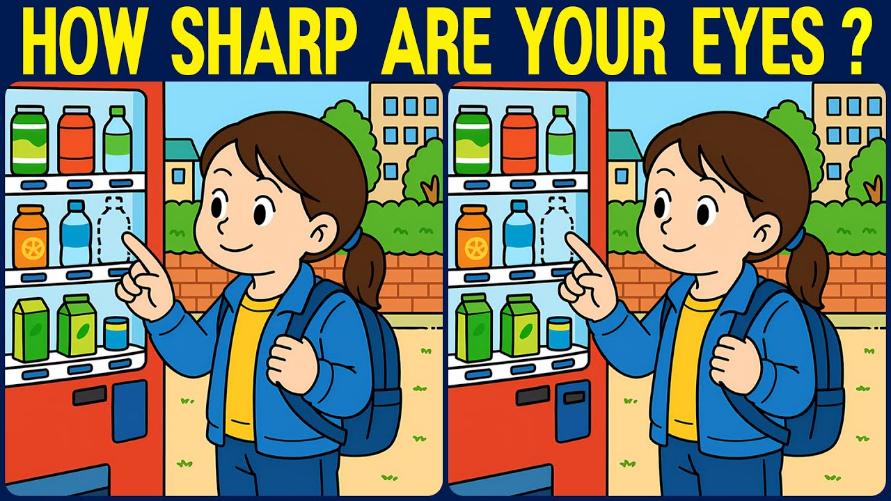 [Spot the Difference Brain Training] The subtle differences will test your attentiveness.