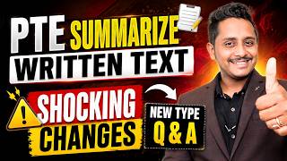 PTE Summarize Written Text: SHOCKING New Changes! 😱 New Q&A Type Explained screenshot 5