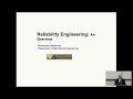 Reliability Engineering: An Overview (long)