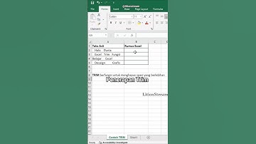 Menghapus spasi yang Berlebihan‼️ #excel #exceltips #exceltricks #exceltutorial #microsoftexcel