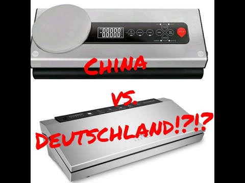 Vakuumierer Vergleich & Tests China vs. " Deutschland "