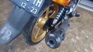 Modif megapro pakek velg vixen old ori jadi gagah...
