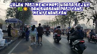 Morning Walk Indonesia 🚶🌿 | Menyusuri Pasar Pagi dengan Suasana Sejuk dan Menyenangkan