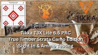 Tikka T3x Lite 6.5 PRC Accuracy Test — Best Ammo Revealed