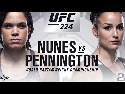 Amanda Nunes vs Raquel Pennington | UFC 224 [LUTA COMPLETA]