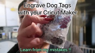 Engrave custom charms and dog tags with Cricut Maker – Cricut