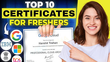 Top 10 Certifications in 2026 🔥 | For Freshers & Students | Get Certificate