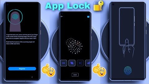 Fingerprint Animation App Lock 🔒 Set Every Android Smartphone 🔥 2023