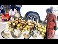 Natural fruits eating delicious | Toddy Palm Fruit Cutting/Tender Palm Fruit | Village food factory