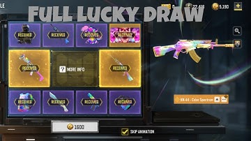 BUYING FULL SEEING DOUBLE DRAW CODM | GKS TACTICAL UNICORN AND KN44 COLOR SPECTRUM