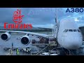 Emirates airbus a380  dubai to mauritius  full flight report