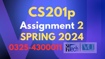 CS201p assignment 2 solution 2024 | CS201p assignment 2 Spring 2024