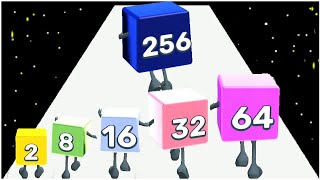 2048 Cube Shooter - Gameplay Walkthrough - Max Levels 1-25 screenshot 1