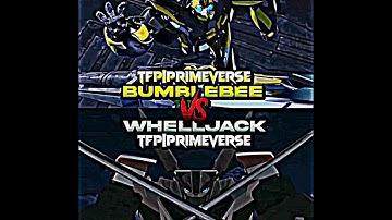 Bumblebee Tfp 🆚 Whelljack Tfp #1v1 #edits #whowins #transformers #edit