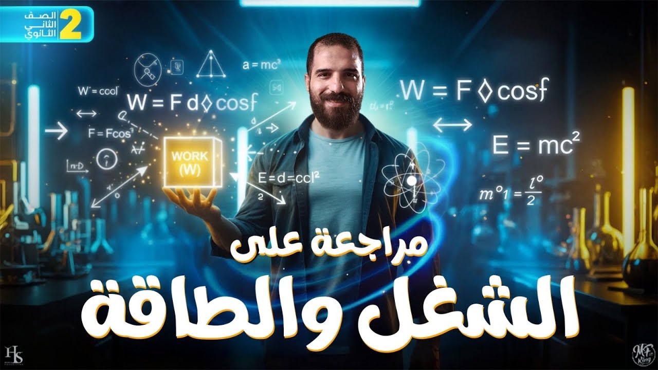 اقوي الافكار علي الشغل والطاقة للصف الثاني الثانوي أ/محمود فؤاد 2026