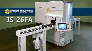 Everett Industries Fully Automated Abrasive Saw Overview