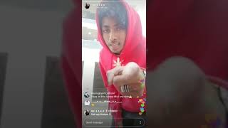 Mc Stan Instagram Live Video Reply To Emiway