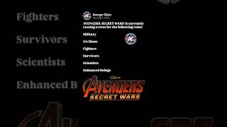 Avengers: Secret Wars casting leaks reveal massive new battle groups! ⚔️🔥 #SecretWars ##MC #Avengers