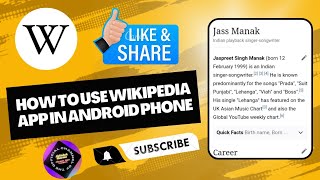 How to use wikipedia app in android phone | Weekipedia app ka kaise use kare 2022 | screenshot 2