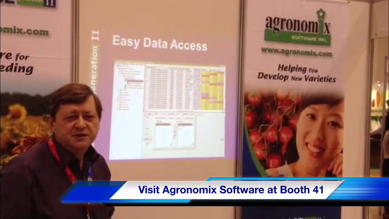 Plant Breeding Software from Agronomix at APSA Annual Seed Congress 2013
