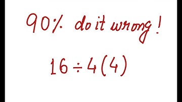 90% do it wrong l answer is not 1