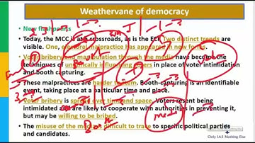 Democracy and Model Code of Conduct in India | Election Commission of India | Polity