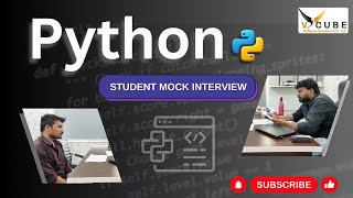 Python mock interview 2024 |  student mock inter view | PYTHON Interview for Fresher |  V cube