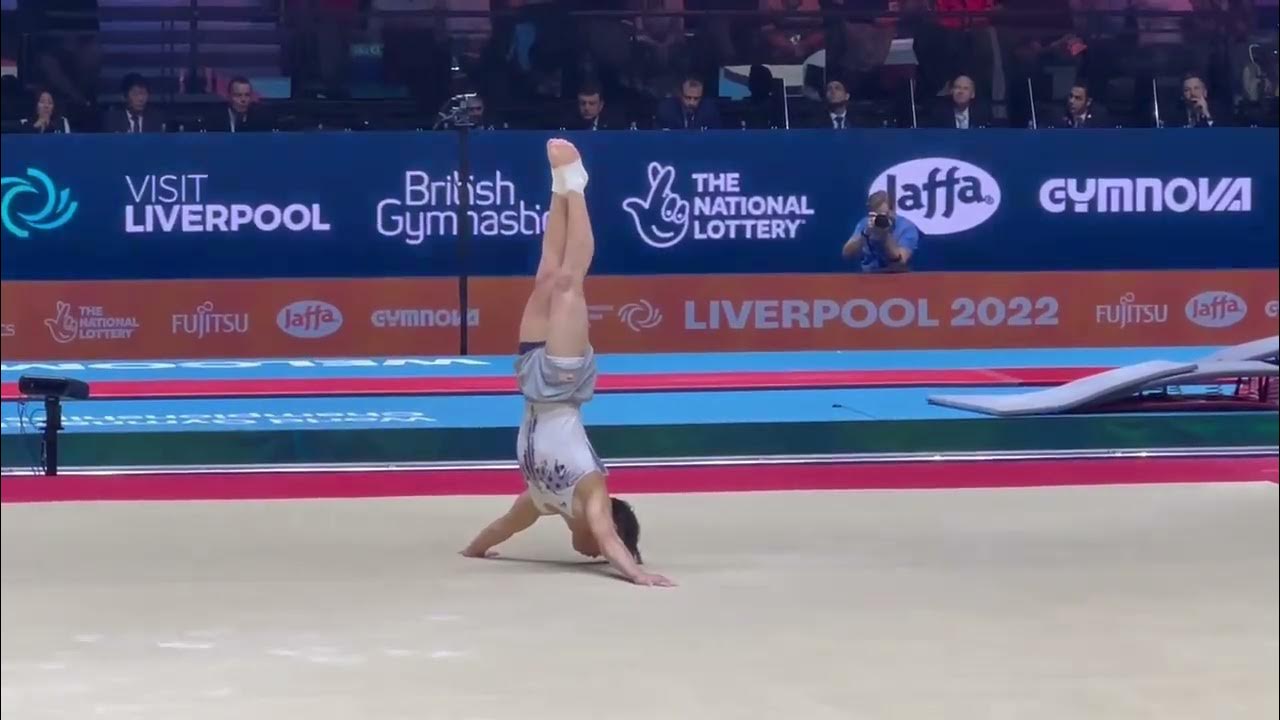 Asher Hong 2022 World Gymnastics Championship Team Final FX YouTube