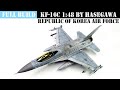 FULL BUILD KF-16C FIGHTING FALCON by HASEGAWA 1/48 scale model aircraft