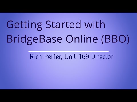 Getting Started with BridgeBase Online (BBO)