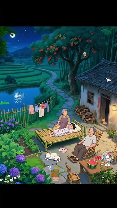 Did you have a night like this?🥺 #nostalgia #childhood #memories #grandpa #grandma #relaxing