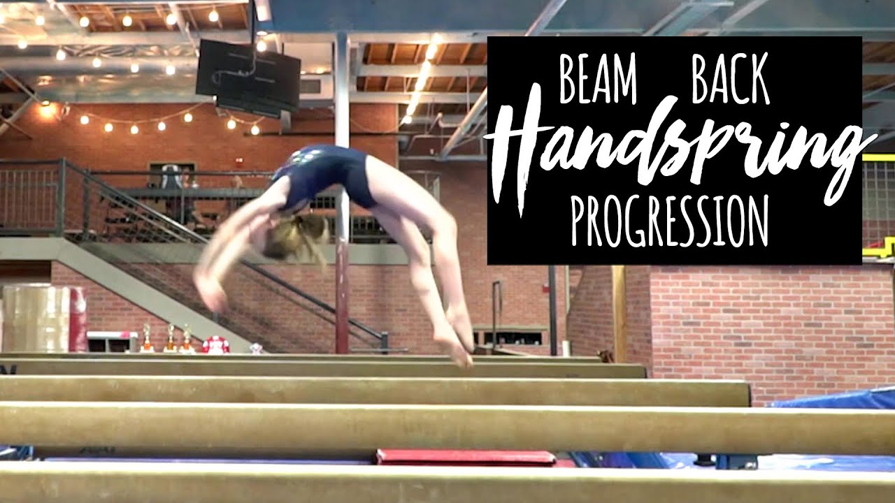 Beam Back Handspring Progression YouTube