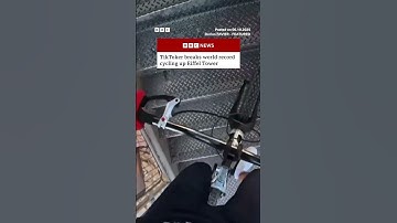 Aurélien Fontenoy has set a new world record. #EiffelTower #Paris #BBCNews