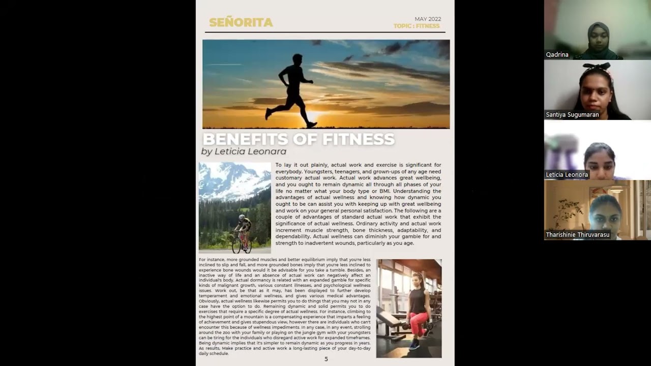 ELL 10202 English For Academic Writing (Magazine Project Presentation)