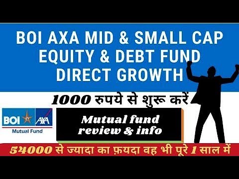 BOI AXA Small Cap Fund | BOI SCHEME IN HINDI || INVEST TIPS