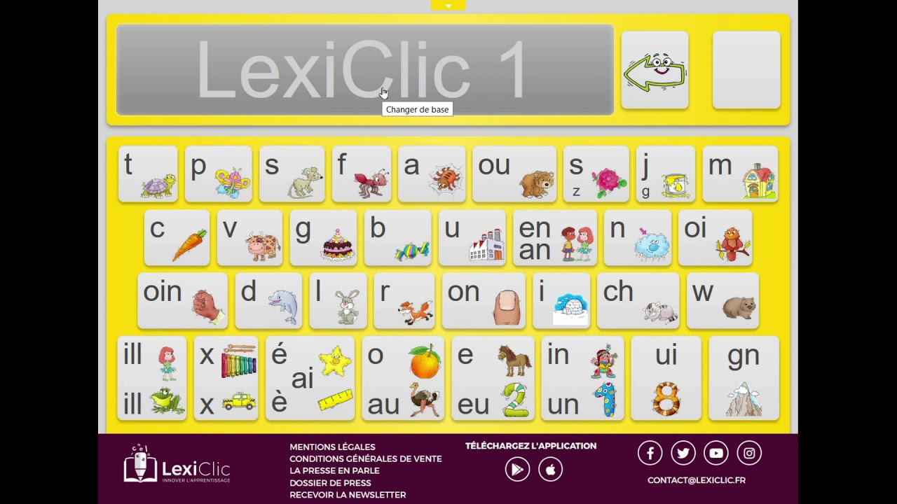 Présentation de l'Appli LexiClic, fonctionnalités et utilisation