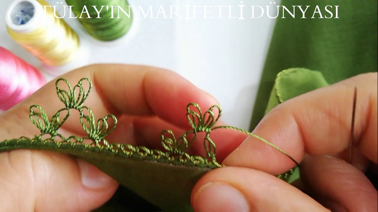 157-) Hem Kolay Hem Gösterişli Hem Havalı İğne Oyası Modeli Düz Yazmaya