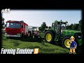 ㋡ POSTĘPOWY ROLNIK  ▶ＦＳ １９◀ Przyjazd straży, holowanie ursusa, ciężkie sianokosy