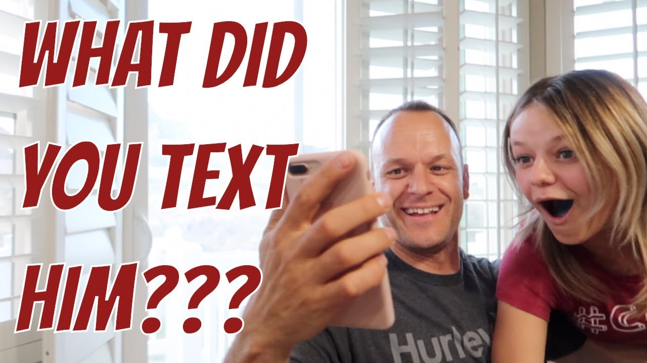 DAD TEXTS DAUGHTERS CRUSH? | THE LEROYS